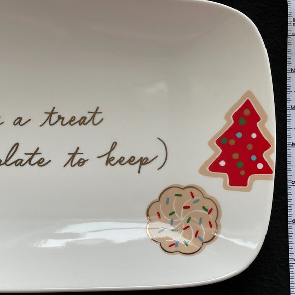 Kate Spade (Lenox) Cookie Time Giving Plate - Picture 2 of 7